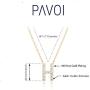 PAVOI 14K Yellow Gold Plated Cubic Zirconia Initial Necklace | Letter Necklaces for Women