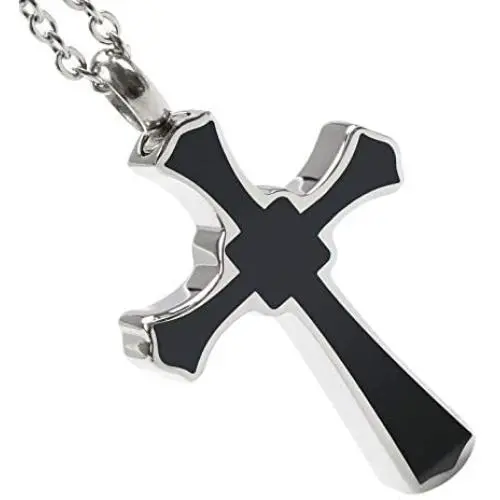 ATOP Cross Cremation Jewelry Pendant Keepsake Ashes Memorial Urn Necklace,Carved Locket Stainless Steel Keepsake Waterproof Memorial Pendant for Love,with Tool and Box ATOP Cross Cremation Jewelry Pendant Keepsake Ashes Memorial Urn Necklace,Carved Locket Stainless Steel Keepsake Waterproof Memorial Pendant for Love,with Tool and Box