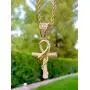 Shop-iGold Men Women 14k Gold Pl Ankh Cross Diamond Ankh Cross Egyptian Ice Out Pendant Charm Pendant, Stainless Steel Real 2.5 mm Rope Chain, Mans Jewelry, Iced Pendant, Ankh Necklace Shop-iGold Men Women 14k Gold Pl Ankh Cross Diamond Ankh Cross Egyptian Ice Out Pendant Charm Pendant, Stainless Steel Real 2.5 mm Rope Chain, Mans Jewelry, Iced Pendant, Ankh Necklace