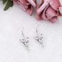 SEIRAA Fairy princess Dangle Earring Arwen Evenstar Pendant Jewelry for Her