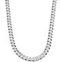 Savlano 925 Sterling Silver 6.5mm Italian Solid Curb Cuban Link Chain Necklace for Men & Women - Made in Italy Comes Gift Box (6.5mm)