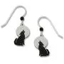 Wolf Howling Against a Gray Moon Earrings Made in the USA by Sienna Sky 1457 Wolf Howling Against a Gray Moon Earrings Made in the USA by Sienna Sky 1457