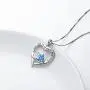 Sterling Silver Mother and Child Sister Forever Love Heart Pendant Necklace Bangle Bracelet for Mothers Day Gift
