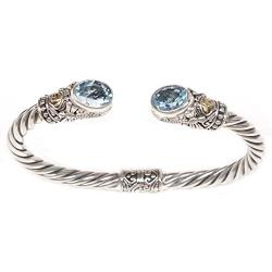 NOVICA Gold Accent .925 Sterling Silver Animal Themed Cuff Bracelets Dragonfly Den In Blue