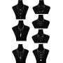 ORAZIO Layered Necklace for Women Star Ball Horn Infinity Leaf Bead Feather Shell Circle Bar Coin Pendant Necklace Chain Jewelry ORAZIO Layered Necklace for Women Star Ball Horn Infinity Leaf Bead Feather Shell Circle Bar Coin Pendant Necklace Chain Jewelry