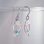 Boma Jewelry Sterling Silver Bird Earrings
