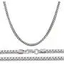 Orostar Sterling Silver 3.5MM Franco Square Box Link Chain Necklace, 16-30 Inches