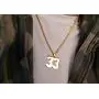 LuxglitterLin Men 18K Gold Plated Sports Initial Number 1 Necklace Stainless Steel Personalized Jewelry 3mm Wide Wheat Chain 25mm LuxglitterLin Men 18K Gold Plated Sports Initial Number 1 Necklace Stainless Steel Personalized Jewelry 3mm Wide Wheat Chain 25mm