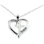 Embolden Jewelry Silver Christian Cross & Heart Pendant [I Love Jesus] CZ Necklace - Amazing Mothers Day, Easter for Girls Teens & Women