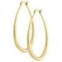 Highstreet Sterling Silver plated oval large hoop earrings for women | easy to wear and Hypoallergenic| silver or gold plated you choose | click top Highstreet Sterling Silver plated oval large hoop earrings for women | easy to wear and Hypoallergenic| silver or gold plated you choose | click top