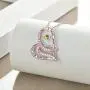 TOUPOP Infinity Heart Necklace with Beating Birthstone Sterling Silver I Love You Always and Forever Pendant Necklace Mothers Day Jewelry Gifts for Women Mom Friend Wife Birthday