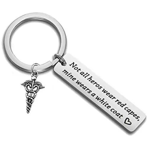 Doctor Gift Pharmacist Gift Dentist Gift White Coat Ceremony PA Gift 1st White Coat Gift Not All Heros Wear Red Capes Mine Wears A White Coat Keychain Doctor Gift Pharmacist Gift Dentist Gift White Coat Ceremony PA Gift 1st White Coat Gift Not All Heros Wear Red Capes Mine Wears A White Coat Keychain