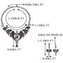 EVER FAITH Austrian Crystal Gothic Style Halloween Skull Bat Necklace Earrings Set