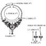 EVER FAITH Austrian Crystal Gothic Style Halloween Skull Bat Necklace Earrings Set EVER FAITH Austrian Crystal Gothic Style Halloween Skull Bat Necklace Earrings Set