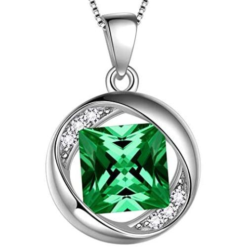 Aurora Tears 925 Sterling Silver 12 Birthstones Necklace/Earring/Ring/Bracelet Women Birthstone Pendant Crystal Fashion Birthday Jewelry