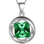 Aurora Tears 925 Sterling Silver 12 Birthstones Necklace/Earring/Ring/Bracelet Women Birthstone Pendant Crystal Fashion Birthday Jewelry