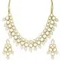 Aheli Wedding Party Indian Faux Kundan with Maroon Beads Necklace Earrings Set Ethnic Fashion Jewelry for Women Aheli Wedding Party Indian Faux Kundan with Maroon Beads Necklace Earrings Set Ethnic Fashion Jewelry for Women
