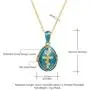 U7 Orthodox Cross Pendant & Chain 22'' 18K Gold Plated Enamel Message Necklace U7 Orthodox Cross Pendant & Chain 22'' 18K Gold Plated Enamel Message Necklace