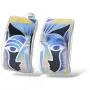 Santuzza 925 Sterling Silver Earrings Classical Face Pattern Fashion Colorful Handmade Enamel Jewelry(Blue/Green) Santuzza 925 Sterling Silver Earrings Classical Face Pattern Fashion Colorful Handmade Enamel Jewelry(Blue/Green)