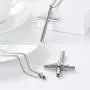 zeqingjw Stainless Steel Cross Cremation Jewelry for Mens Crucifix Prayer Urn Pendant Necklace for Ashes Jesus Cross Keepsake Memorial Ash Jewelry zeqingjw Stainless Steel Cross Cremation Jewelry for Mens Crucifix Prayer Urn Pendant Necklace for Ashes Jesus Cross Keepsake Memorial Ash Jewelry