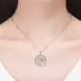 925 Sterling Silver Owl Tree of Life Pendant Necklace with 18 Inch Chain