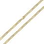BOUTIQUELOVIN Paperclip Chain Necklace, 14K Gold Plated Link Chain Choker for Women