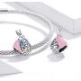 BAMOER 925 Sterling Silver Easter Eggs Charms Bead Fits Pandora Bracelets & Necklace