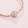 Pandora Jewelry Geometric Radiance Cubic Zirconia Charm in Pandora Rose