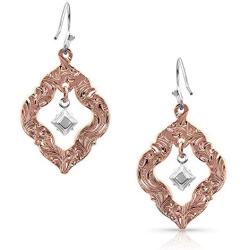 Montana Silversmiths Sunlit Scalloped Window Earrings