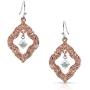 Montana Silversmiths Sunlit Scalloped Window Earrings