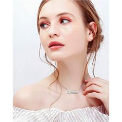 CharmSStory Custom Personalized Name Necklace Stainless Steel Pendant Jewelry for Women
