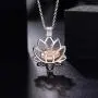 YWN Sterling Silver Cremation Jewelry for Ashes - Lotus Flower Pendant with Mini Keepsake Urn Memorial necklace for ashes of loved one YWN Sterling Silver Cremation Jewelry for Ashes - Lotus Flower Pendant with Mini Keepsake Urn Memorial necklace for ashes of loved one