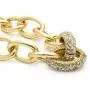 Cool Punk Wide Cuban Link Chain Bracelet Gold Plated Stainless Steel Oval Adjustable CZ Bracelet Costume Jewelry for Women Girls Birthday Gifts Cool Punk Wide Cuban Link Chain Bracelet Gold Plated Stainless Steel Oval Adjustable CZ Bracelet Costume Jewelry for Women Girls Birthday Gifts