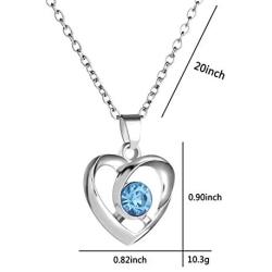 Niumike Circle Disk Pendant Necklace for Women Girl,17.3'' Zirconia and Crystal Decorated Necklace Jewelry