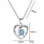 Niumike Circle Disk Pendant Necklace for Women Girl,17.3'' Zirconia and Crystal Decorated Necklace Jewelry Niumike Circle Disk Pendant Necklace for Women Girl,17.3'' Zirconia and Crystal Decorated Necklace Jewelry