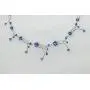 Faship Gorgeous Rhinestone Crystal Floral Necklace Earrings Set