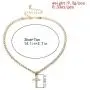 MKEB Girl Vintage Crystal Necklace Link Chain with Cross Pendant Choker Jewelry Accessories(Platinum) MKEB Girl Vintage Crystal Necklace Link Chain with Cross Pendant Choker Jewelry Accessories(Platinum)