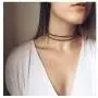 Olbye Layering Leather Necklace Leather Cord Necklace Choker Personal Everyday Necklace Jewelry for Women and Girls