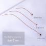 S.Leaf Gold Earrings for Women Threader Earrings Sterling Silver Chain Tassel Earrings