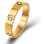 Funboxz Love Ring,18K Plated Gold Ring, It Have ‘Minus-in Circle’ Signs on The Surface As What You Want，Please find Out Key Information at QA
