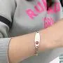 linnalove Heart Medical Alert Bracelet for Women Fashion ID Jewelry 7-8 inches Adjustable linnalove Heart Medical Alert Bracelet for Women Fashion ID Jewelry 7-8 inches Adjustable
