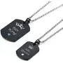 4Pcs Couple Necklace Bracelet Set for Couple s Gift Morse Code I Love You Bracelet Her and His Necklace 4Pcs Couple Necklace Bracelet Set for Couple s Gift Morse Code I Love You Bracelet Her and His Necklace