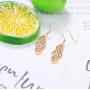 LOYALLOOK 4 Pairs Women Celtic Knot Dangle Earrings Fashion Filigree Teardrop Drop Earring Set,Teardrop Back Earrings Hoop Earrings for Party, Meeting, Dating, Wedding, Daily Wear