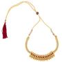 Bodha 22K Traditional Indian Bollywood Designer Gold Coin Necklace Jewelry Set for Girls & Women (SJ_2690)