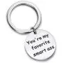 ENSIANTH Funny Couples Jewelry You’re My Favorite Smart Ass Keychain Funny Boyfriend Gift Husband Gift