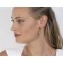 NIEVOS JEWELRY 24k Gold Plated Earring 24k Gold Plated Oval Earring Classics For Her Gift Jewelry Handmade Designer Made By Women Love