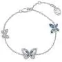SISMIURRA Butterfly Link Bracelet 18K White Gold Plated Cubic Zirconia Chain Bracelet Birthday jewelry Gift for Women SISMIURRA Butterfly Link Bracelet 18K White Gold Plated Cubic Zirconia Chain Bracelet Birthday jewelry Gift for Women