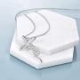 POPLYKE Faith Cross Necklace Jesus Religious Jewelry Gifts for Women