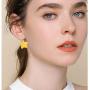 5 pairs Funny Fish Biscuit Shape Dangle Earrings For Women Girls Cute Creative Fashion Simple Food Drop Earrings Jewelry Gifts