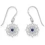 Boma Jewelry Sterling Silver Bohemian Lotus Flower Dangle Earrings Boma Jewelry Sterling Silver Bohemian Lotus Flower Dangle Earrings